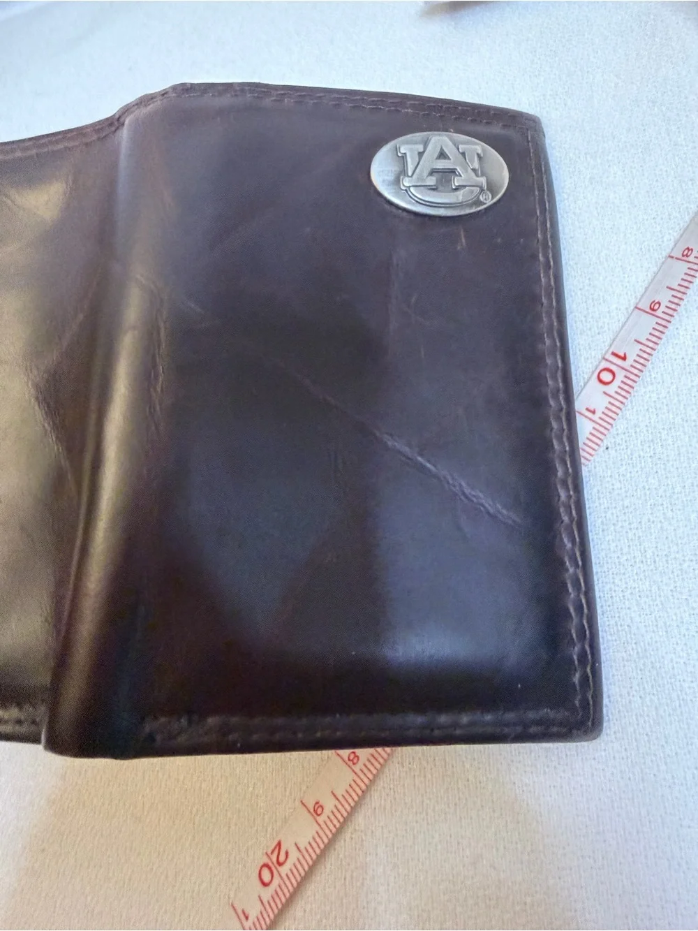 Zep-Pro Auburn Tigers Genuine Leather Trifold Wallet Gameday Southwestern Boho
